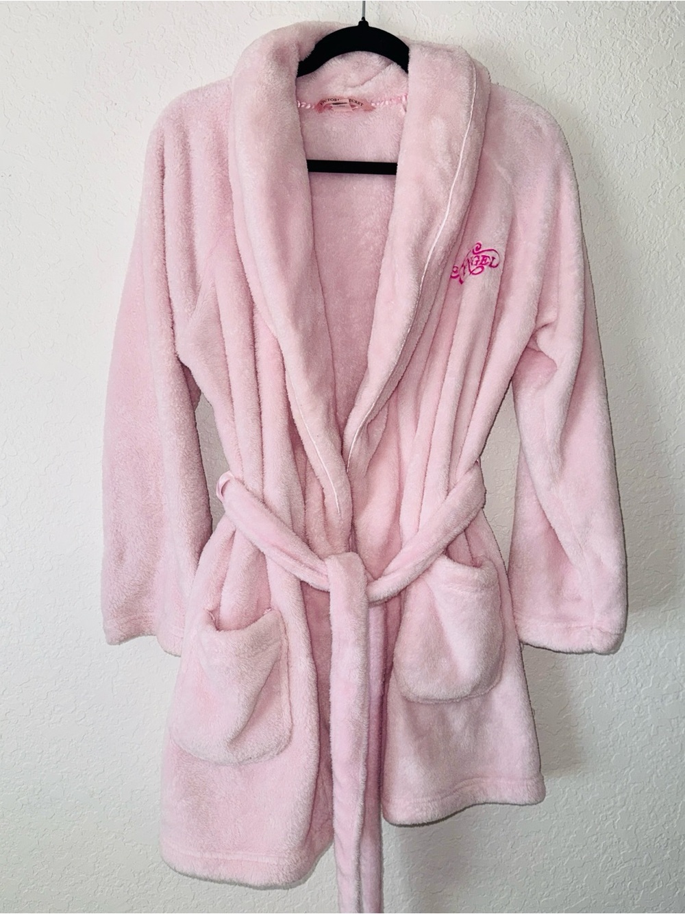 Victoria’s Secret plush embroidered bath robe